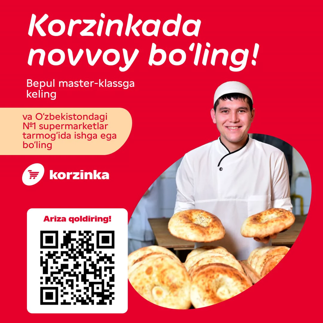 Korzinkada Novvoy bo‘lib ishlashga nima deysiz?