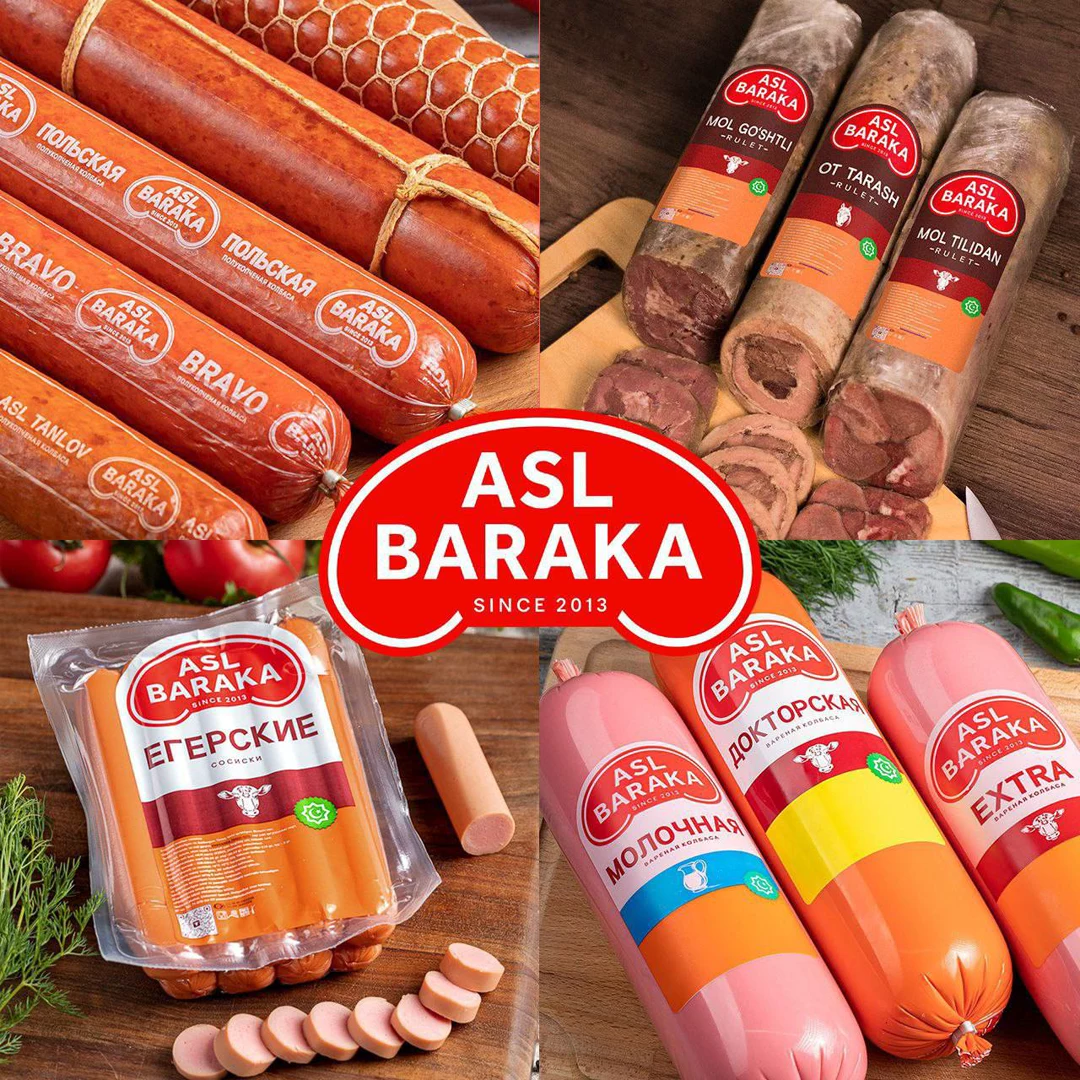 Asl Baraka — halol kolbasa va go‘sht mahsulotlari ishlab chiqaruvchi kompaniya Savdo vakillarini ish
